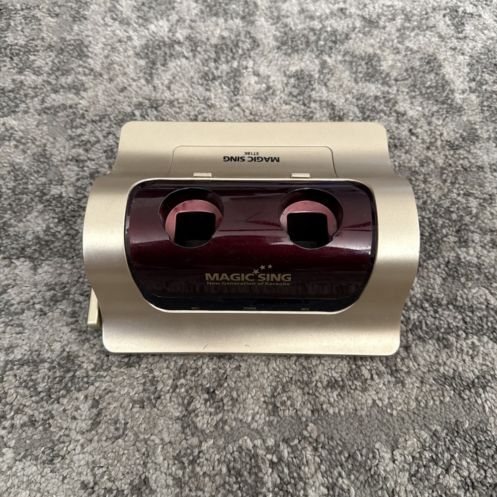 Magic Sing Karaoke System ET18K No Remote (untested) Read As-Is - Picture 6 of 12